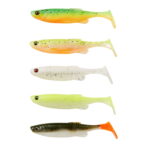 Shad Fat Minnow T-Tail 10,5Cm/11G Darkwater Mix 5Buc/Pl