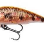 3D Sticklebait Twitch 4,5Cm/4G Fluo Orange Copper