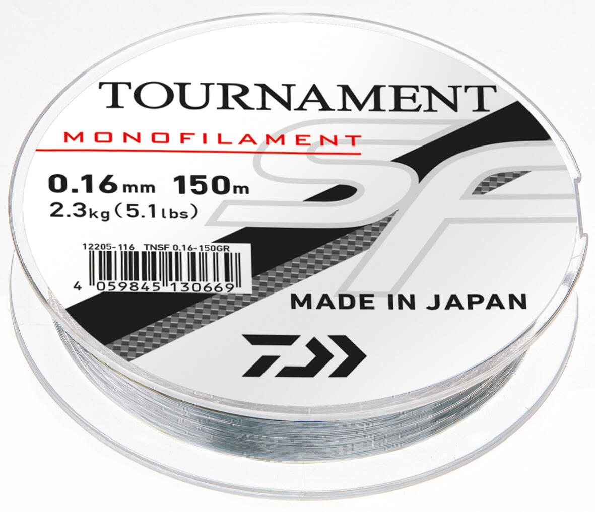e5eeb099f2bb1870ba1a0d3fc5303fb1.jpg Fir Monofilament Daiwa Tournament SF 0,23 mm 4,5 kg 300 m GREY - imagine 1