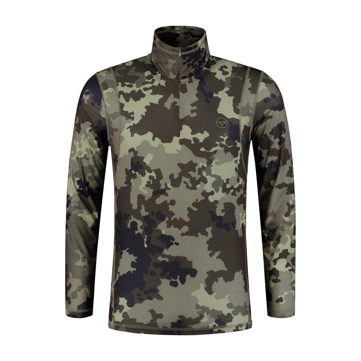 e9e7ae87b9d8c923a00ba928733cc337.jpg Bluza Korda Kool Quick Dry Long Sleeve Neck Camo Mar.Xl - imagine 1