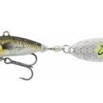 Spinner 3D Sticklebait Tailspin 7,3Cm/13G Sinking Green Silver Ayu