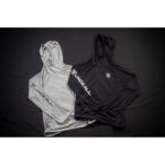 Bluza UV JackAll Dry Light Hoodie Black Marimea M - imagine 2