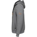 Hanorac Classic Savage gear Zip Grey Melange Marimea L - imagine 3