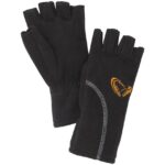 Manusi Savage Gear cu Degete Taiate Wind Pro Black Marimea M
