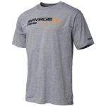 Tricou Savage Gear Signature Logo Grey Melange Marimea 2Xl