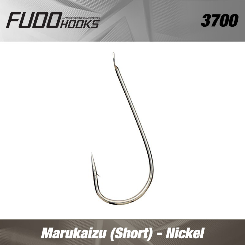 3700 Carlige Fudo Marukaizu Black Nickel Nr.3 16buc/plic - imagine 1