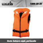 Vesta Salvare copii, Portocalie, Norfin : Greutate - 70-90 Kg - imagine 2