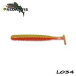 4Predators Worm Shad 8cm Floating (6buc/plic) : Culoare - L034