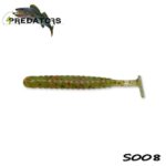 4Predators Worm Shad 8cm Floating (6buc/plic) : Culoare - S008