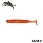 4Predators Worm Shad 8cm Floating (6buc/plic) : Culoare - S028