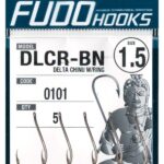 Carlig Fudo Delta Chinu W Ring, Black Nickel : Marime - 6 - 8buc/plic