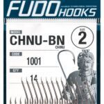 Carlige Fudo Chinu, Black Nickel : Marime - 14 - 21buc/plic