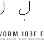 Carlige Fudo Worm 103F Finesse : Marime - 6 - 12buc/plic