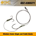 Catfish Rig Golden Catch Single and Treble Hooks : Marime - 8/0