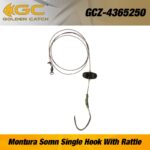 Catfish Rig Golden Catch Single Hook With Rattle : Marime - 8/0
