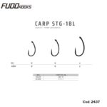 CRAP FUDO CARP STG-1BL BLACK NICKEL : Marime - 6 - 10buc/plic
