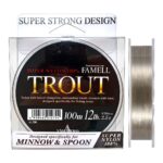 Fir Monofilament Yamatoyo Famell Trout 100m : Diametru - 0.138mm (3.5lb)