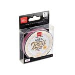 Fir textil Lucky John AREA TROUT GAME X4 Pink - 75m : Grosime - 0.071mm - 2.8kg