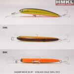 HMKL Zagger 65 SP MOVE 6.5cm & 3.5g : Culoare - N/Black & Gold