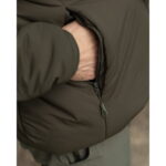 Jacketa Korda Insulated Dooded Dark Olive Marimea M - imagine 2