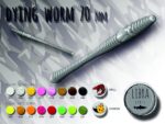 Naluca Pastrav Dying Worm 7cm Libra Lures : Culoare - 011 - imagine 3