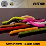 Naluca Pastrav Fatty D'Worm 6.5cm Libra Lures : Culoare - 004