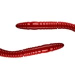 Naluca pastrav Fatty D'Worm Tournament 55mm *(12)  Libra Lures : Culoare - 021 Red