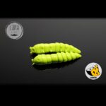 Naluca Pastrav Kukolka Worm 2.7cm Libra Lures : Culoare - 027 Apple Green