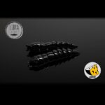 Naluca Pastrav Kukolka Worm 4.2cm Libra Lures : Culoare - 040 Black
