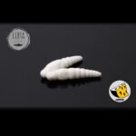 Naluca Pastrav Largo Slim Worm 2.8cm Libra Lures : Culoare - 001 White