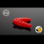 Naluca Pastrav Largo Worm 3.5cm Libra Lures : Culoare - 021 Red