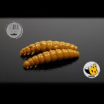 Naluca Pastrav Larva Worm 3cm Libra Lures : Culoare - 036 Coffee Milk
