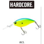 VOBLER HARDCORE CRANK 3+ 70F 20GR : Culoare - BCL - Blue Back Chartreuse