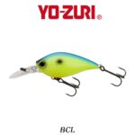 Vobler Yo-Zuri 3DB Crank 1.5 MR 6cm/13.5GR - Floating : Culoare - BCL - Blue Back Chartreuse