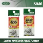 YARIE TROUT HOOKS NO. 728 AG HOOK *(35 PIECES) : Marime - 8