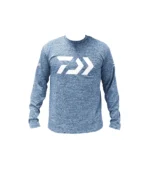 Bluza Daiwa Shirt Long S 30 Light Blue Marimea S - imagine 2