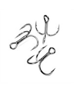 Ancora Tripla Gamakatsu Treble Short Shank Rb Nickel Black Nr.4 11 Buc / Plic - imagine 2