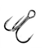 Ancora Tripla Gamakatsu Treble Short Shank Rb Nickel Black Nr 6 12 Buc / Plic