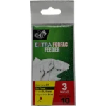 Carlige Legate C&B Method Feeder Rig C-7 cu Spin, 8cm, 3buc/Plic