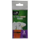 Carlige Legate C&B Extra Forfac Feeder C7 cu Bandă, 8cm, 3buc/Plic
